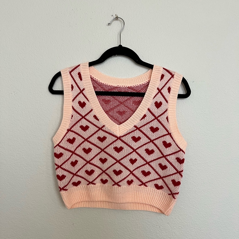 Heart Sweater Vest